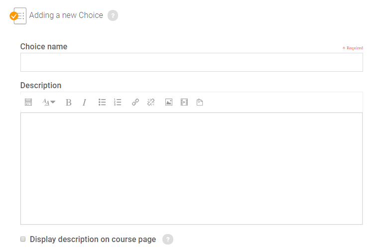 01: b:Add Choice Question