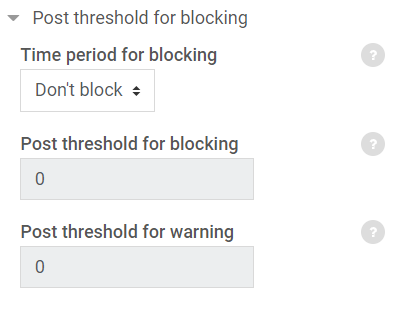 01: g: Post threshold for blocking