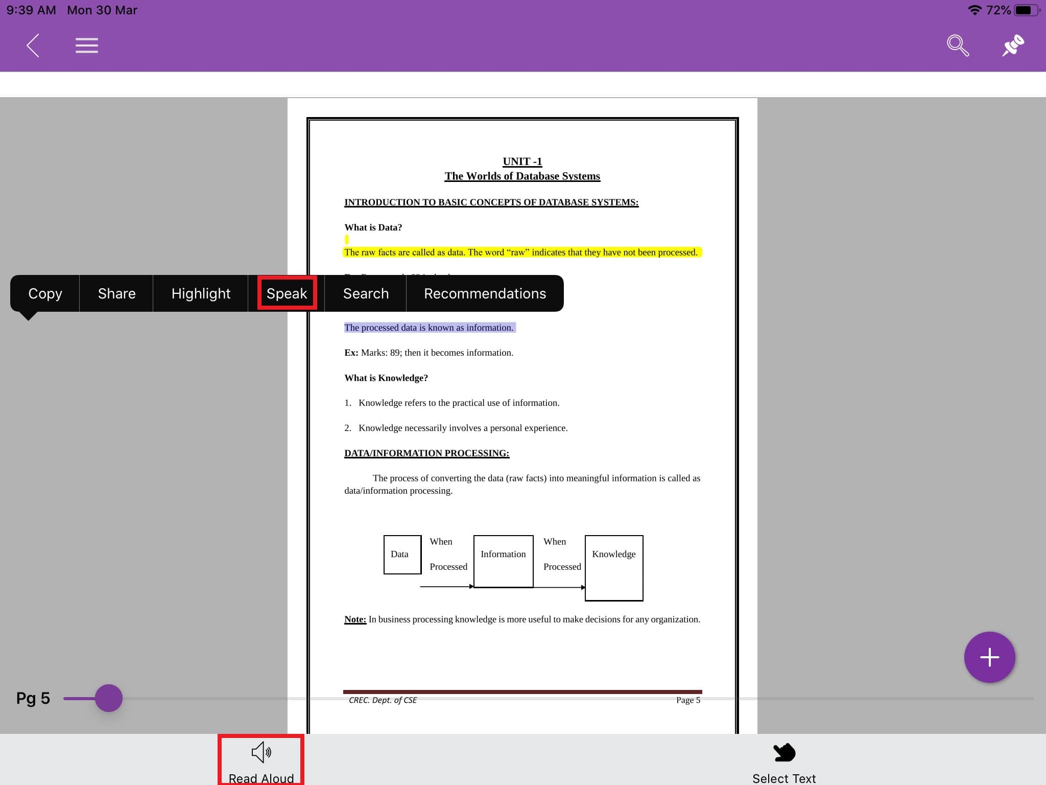 02: Reading Aloud